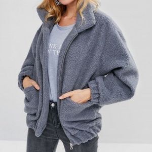 Grey teddy Jacket
